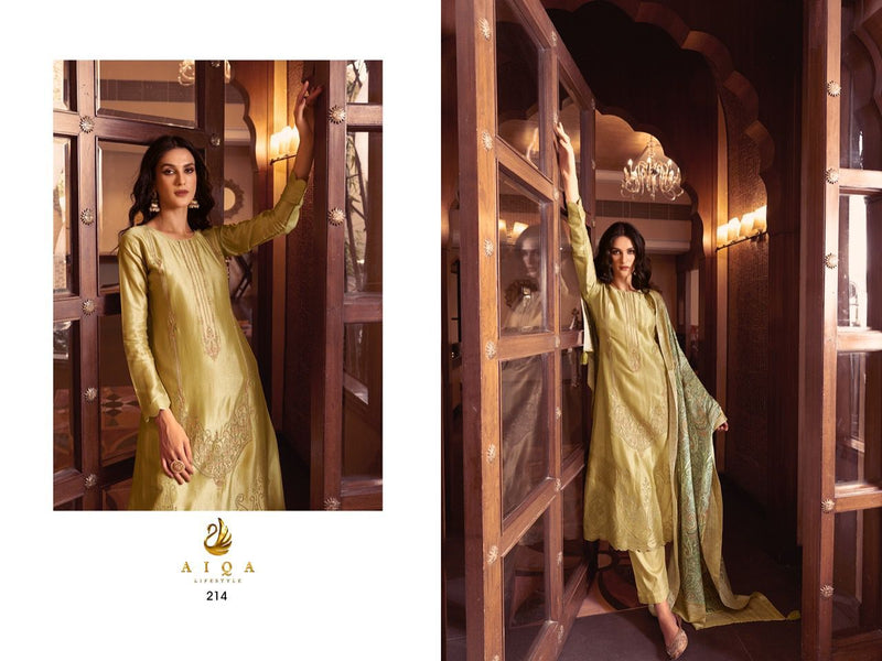 Aiqa Lifestyle Safinaz Silk With Beautiful Work Stylish Designer Party Wear Salwar Kameez