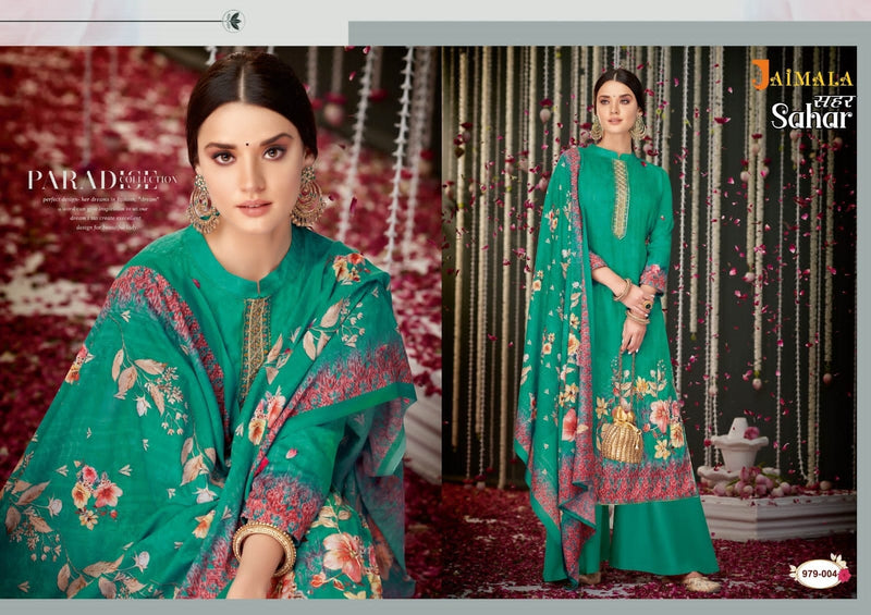 Alok Suits Jaimala Sahar Jam Cotton Embroidered Party Wear Salwar Suits