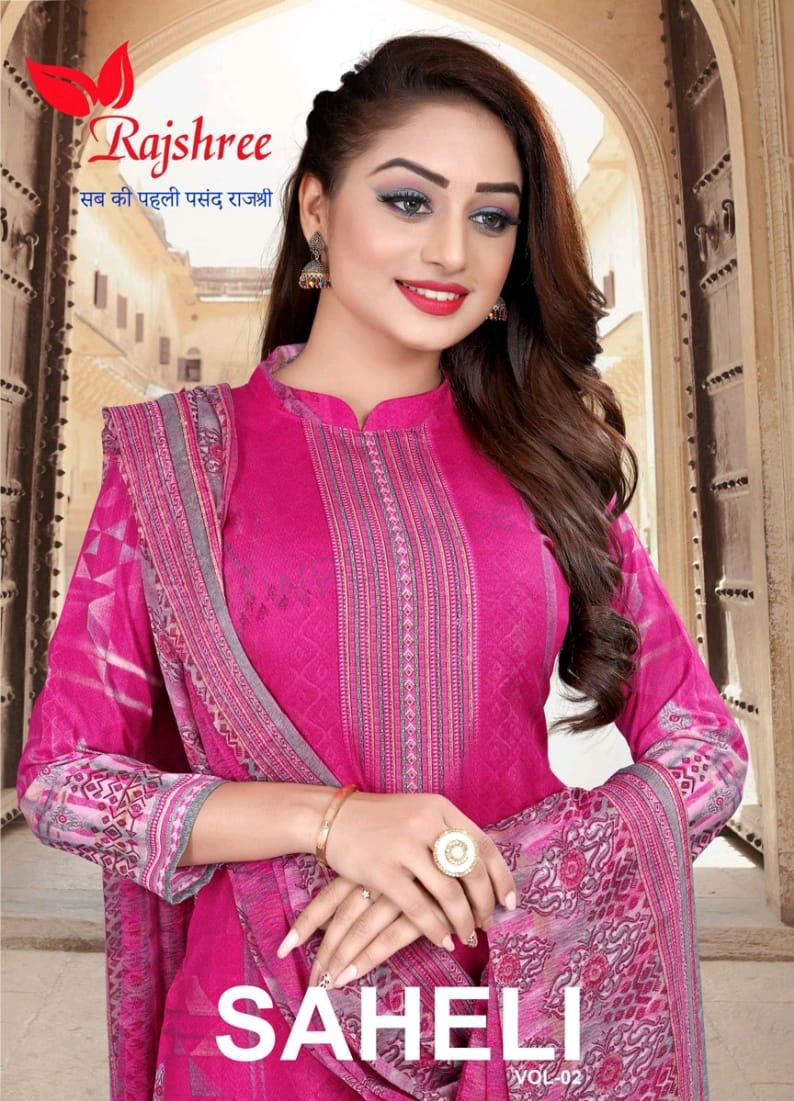 Rajshree Saheli Vol 2 Cotton With Digital Printed Festive  Wear Salwar Suits
