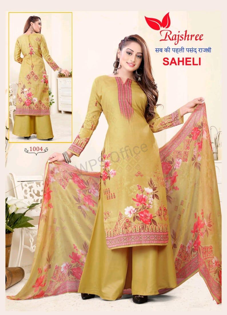 Rajshree Saheli Vol 2 Cotton With Digital Printed Festive  Wear Salwar Suits