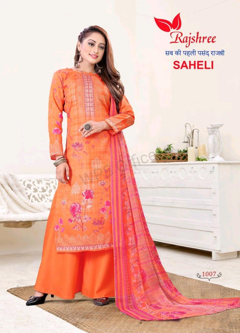 Rajshree Saheli Vol 2 Cotton With Digital Printed Festive  Wear Salwar Suits