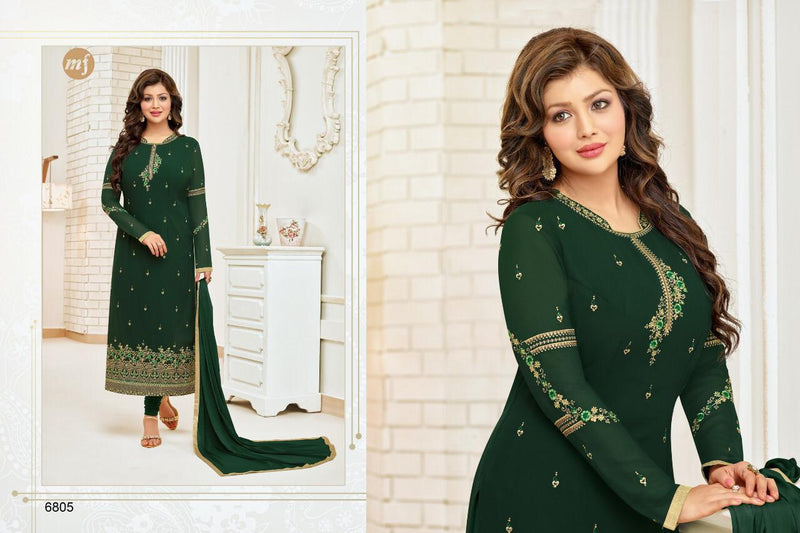 Mf Saira Vol 2 Georgette With Heavy Embroidery Work Stylish Designer Festive Wear Fancy Salwar Kameez