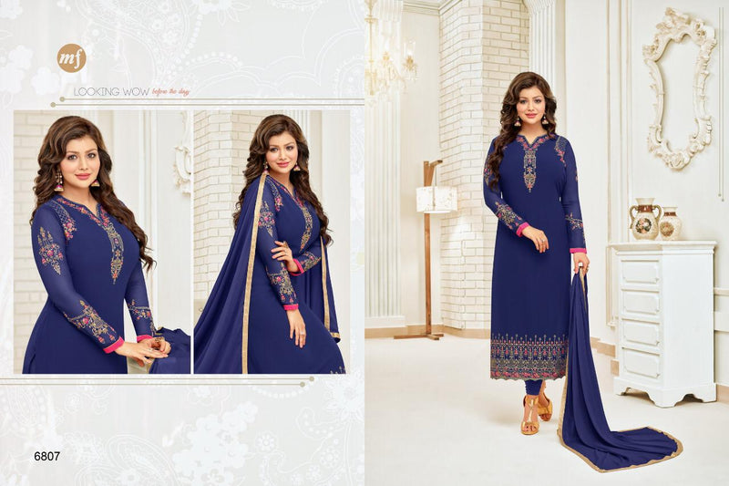 Mf Saira Vol 2 Georgette With Heavy Embroidery Work Stylish Designer Festive Wear Fancy Salwar Kameez