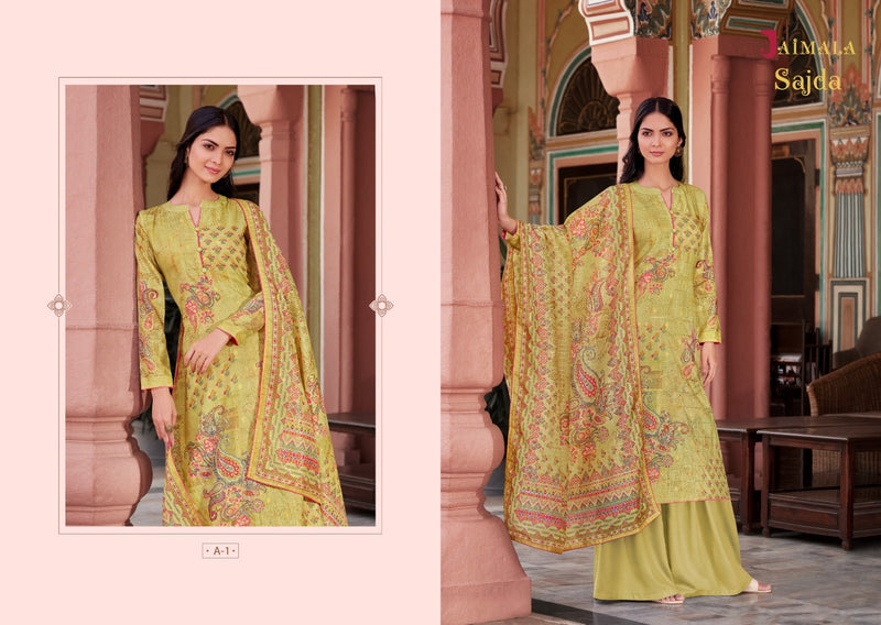 Alok Suit Sajda Jacquard With Digital Printed Work Stylish Designer Fancy Salwar Kameez