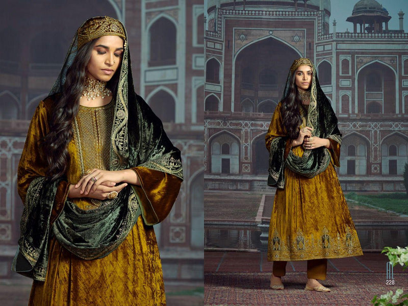 Aiqa Salaam E Ishq Velvet With Heavy Embroidery Work Stylish Designer Pakistani salwar Kameez