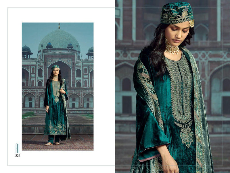 Aiqa Salaam E Ishq Velvet With Heavy Embroidery Work Stylish Designer Pakistani salwar Kameez