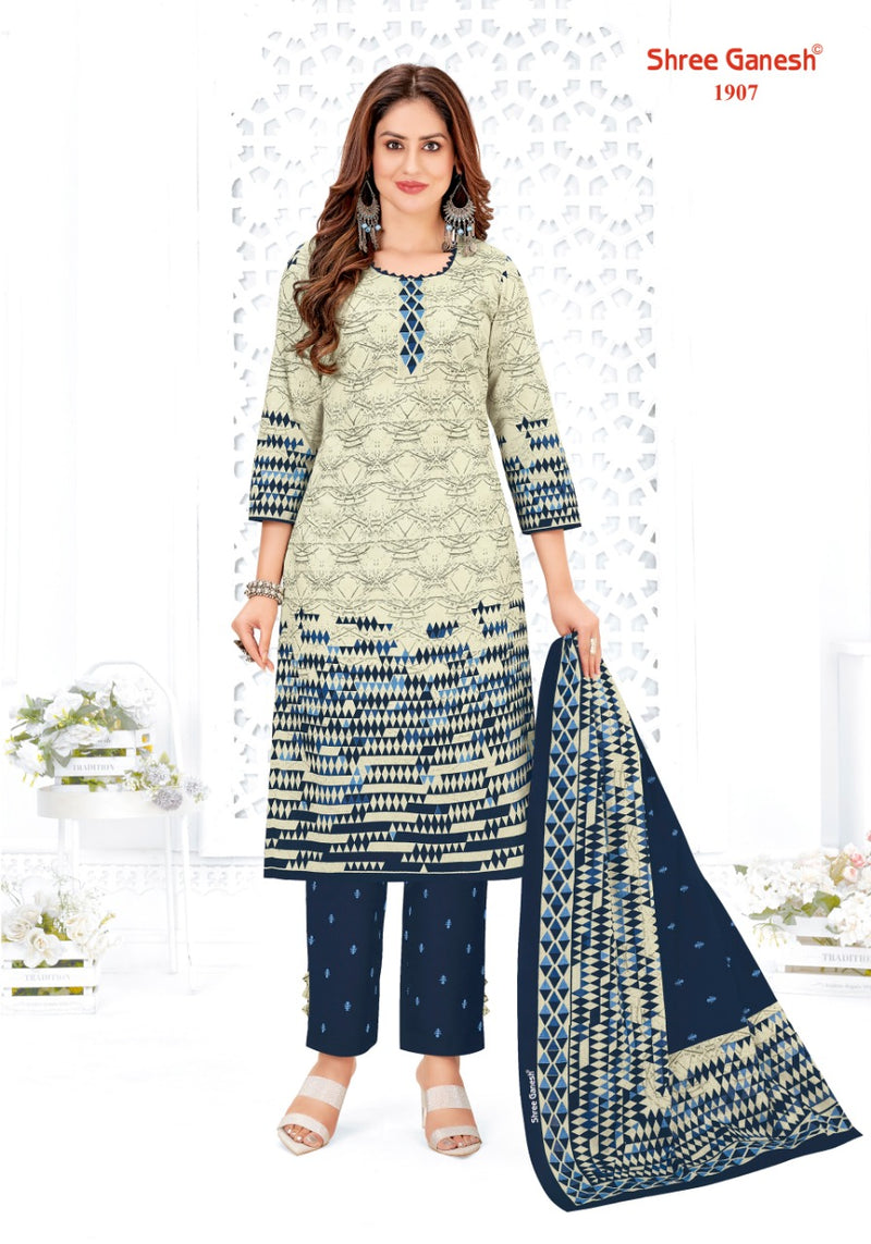 Shree Ganesh Samaiyra Vol 8 Pure Cotton With Printed Beautiful Work Stylish Salwar Kameez