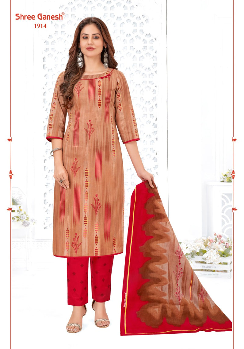 Shree Ganesh Samaiyra Vol 8 Pure Cotton With Printed Beautiful Work Stylish Salwar Kameez