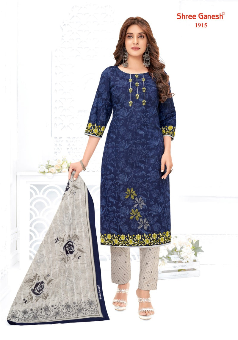 Shree Ganesh Samaiyra Vol 8 Pure Cotton With Printed Beautiful Work Stylish Salwar Kameez