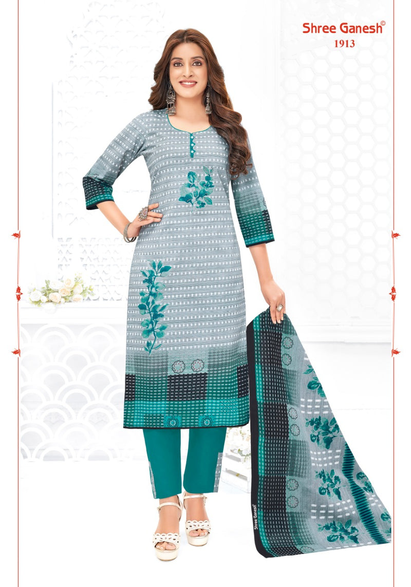 Shree Ganesh Samaiyra Vol 8 Pure Cotton With Printed Beautiful Work Stylish Salwar Kameez