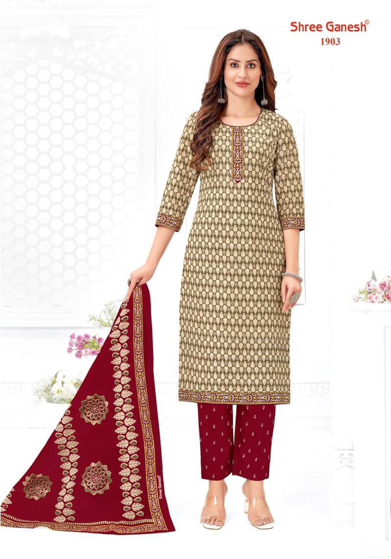 Shree Ganesh Samaiyra Vol 8 Pure Cotton With Printed Beautiful Work Stylish Salwar Kameez