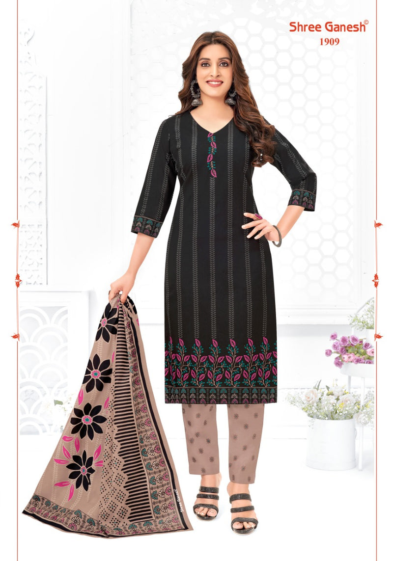 Shree Ganesh Samaiyra Vol 8 Pure Cotton With Printed Beautiful Work Stylish Salwar Kameez