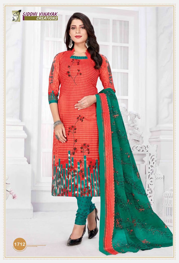 Siddhi Vinayak Creation Samsung Vol 17 Cotton Printed Stylish Fancy Office Wear  Salwar kameez