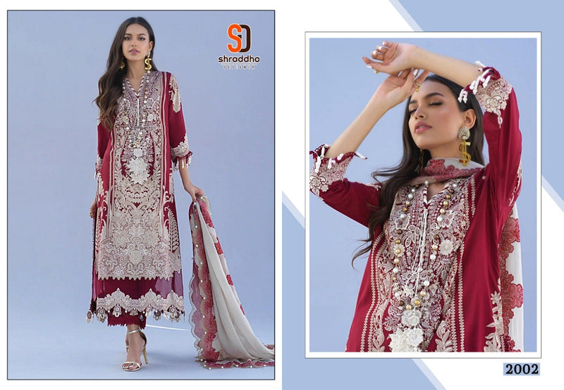 Shraddha Designer Sana Safina Muzline Spring Vol 2 Lawn Cotton Pakistani Style Party Wear Salwar Kameez