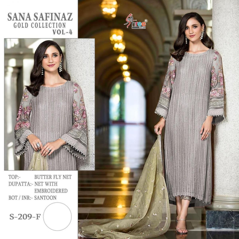 Shree Fabs Sana Safinaz Gold Collection Vol 4 Designer Pakistani Style Salwar Kameez