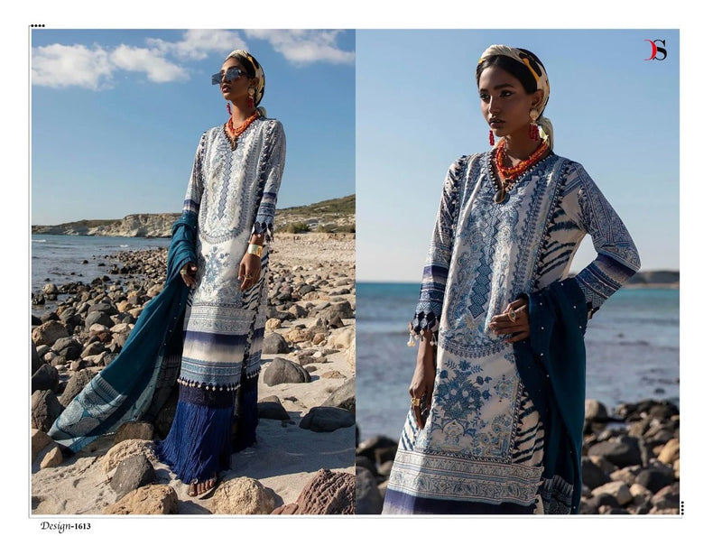 Deespy Suits Sana Safinaz Muzlin Vol 22 Cotton Embroidered Pakistani Style Festive Wear Salwar Suits