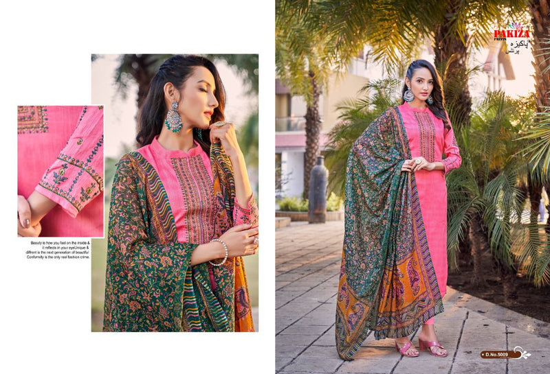 Pakiza Prints Sana Safina Vol 5 Jam Satin Stylish Designer Wear Salwar Kameez