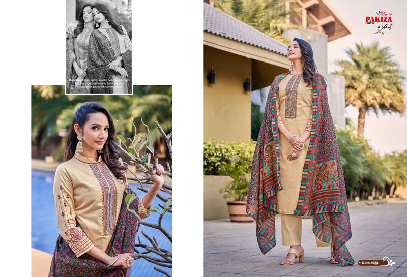 Pakiza Prints Sana Safina Vol 5 Jam Satin Stylish Designer Wear Salwar Kameez