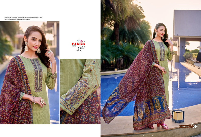 Pakiza Prints Sana Safina Vol 5 Jam Satin Stylish Designer Wear Salwar Kameez