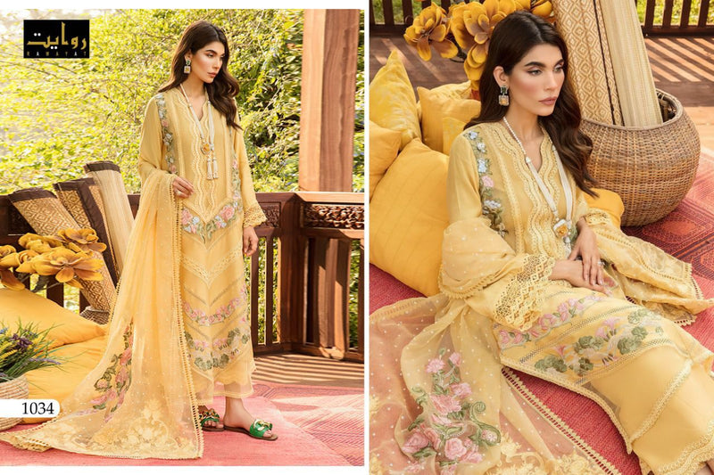 Rawayat Fashion Sana Safinaz Vol 6 Lawn Cotton Embroidered Pakistani Style Festive Wear Salwar Suits