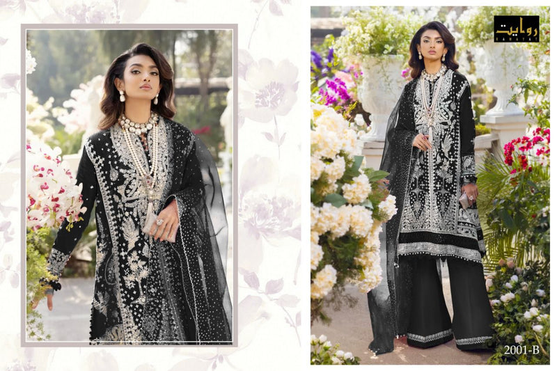 Rawayat Fashion Sana Safinaz Vol 8 Fox Georgette Designer Pakistani Style Wedding Wear Salwar Suits