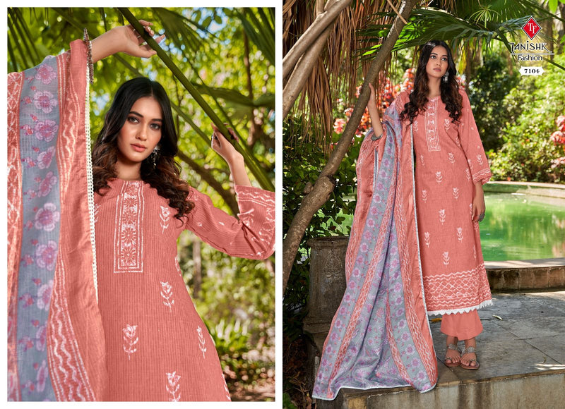 Tanishk Fashion Sanah Pure Cotton Batik Printed Designer Salwar Kameez