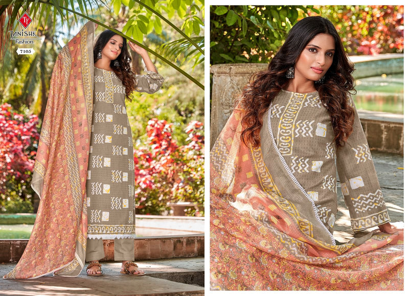 Tanishk Fashion Sanah Pure Cotton Batik Printed Designer Salwar Kameez