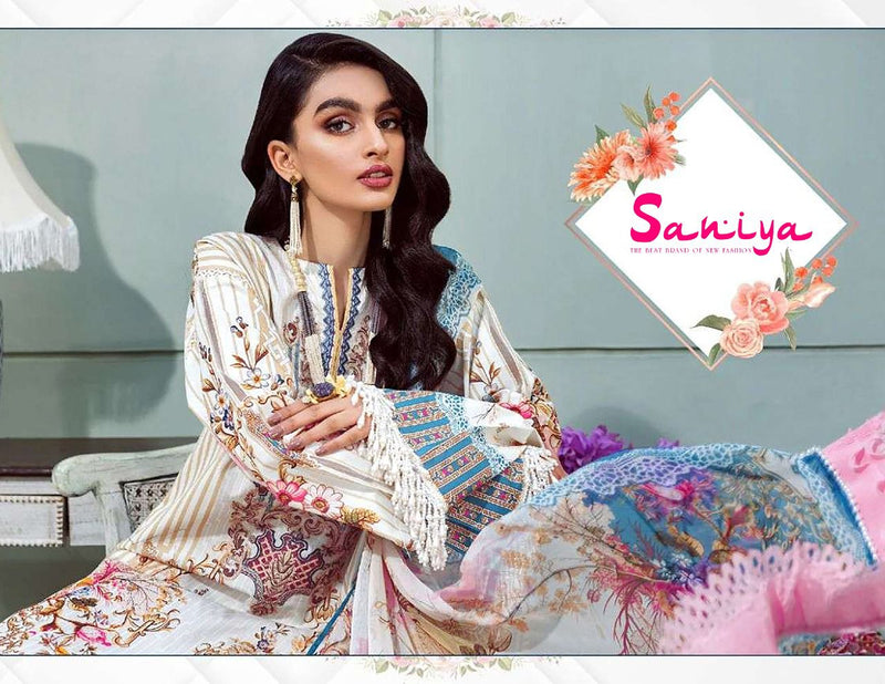 Apana Cotton Saniya Vol 7 Cotton Printed Designer Pakistani Style Festive Wear Salwar Kameez