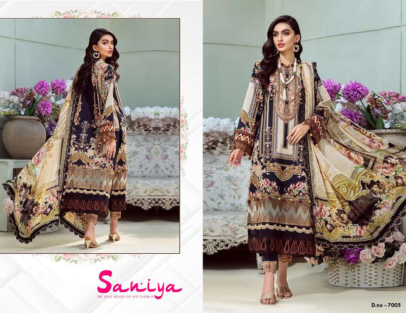 Apana Cotton Saniya Vol 7 Cotton Printed Designer Pakistani Style Festive Wear Salwar Kameez