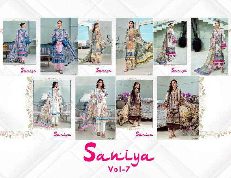 Apana Cotton Saniya Vol 7 Cotton Printed Designer Pakistani Style Festive Wear Salwar Kameez