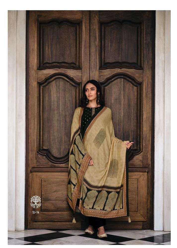 Varsha Sanjh Chanderi Silk Woven With Embroidery Party Wear Salwar Suits