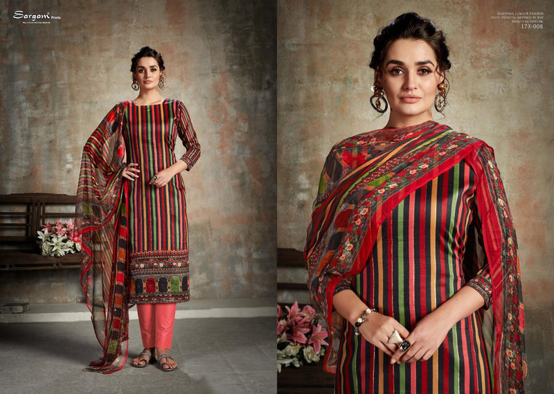 Sargam Prints Jully Fabric With Digital Print Salwar Suit In Jam