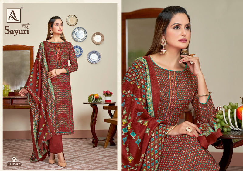 Alok Suit Sayuri Pashmina With Fancy Work Stylish Designer Festive Wear Salwar Kameez