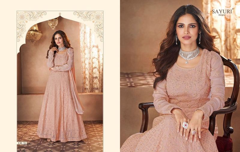 Sayuri Designer Afreen Real Georgette Wedding Wear Beautiful Collections Of Salwar Suits