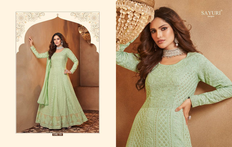 Sayuri Designer Afreen Real Georgette Wedding Wear Beautiful Collections Of Salwar Suits