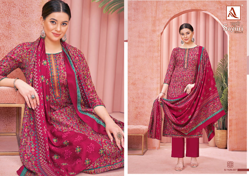 Alok Suit Sayuri Vol 2 Pashmina With Beautiful Printed Work Stylish Designer Salwar Kameez