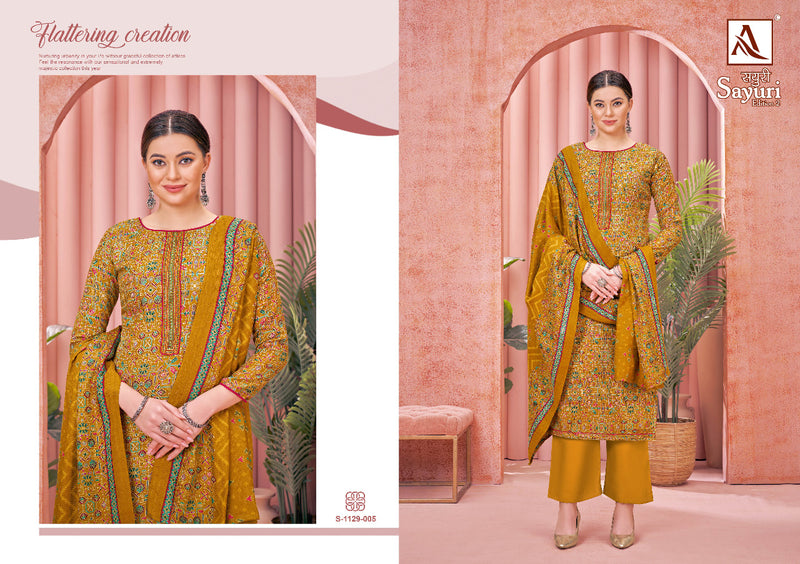 Alok Suit Sayuri Vol 2 Pashmina With Beautiful Printed Work Stylish Designer Salwar Kameez