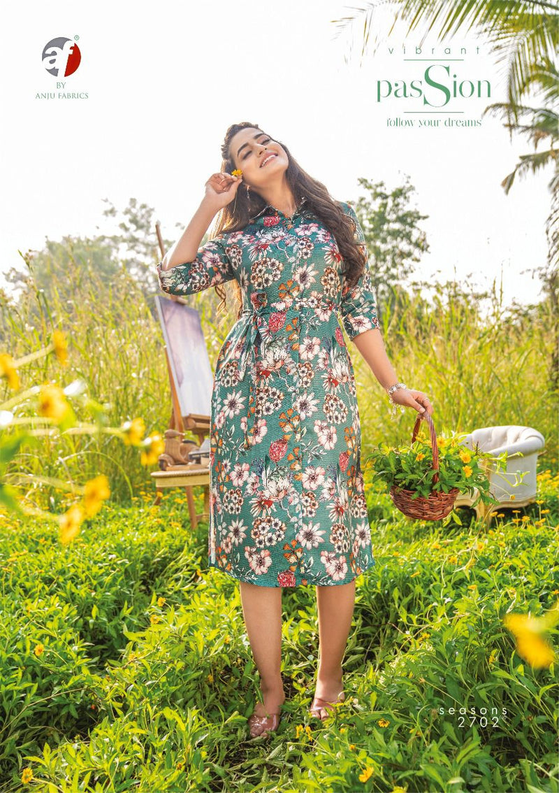 Anju Fabs Seasons Vol 2 Pashmina With Beautiful Work Stylish Designer Party Wear Fancy Short Kurti