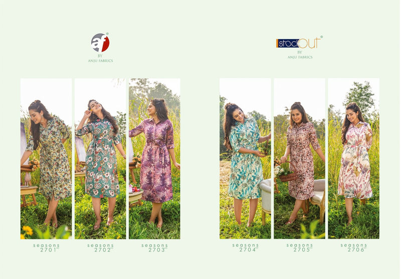 Anju Fabs Seasons Vol 2 Pashmina With Beautiful Work Stylish Designer Party Wear Fancy Short Kurti