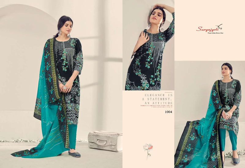 Surya Jyoti Seerat Vol 1 Cambric Cotton Fancy Party Wear Ready Made Salwar Suits With Digital Print