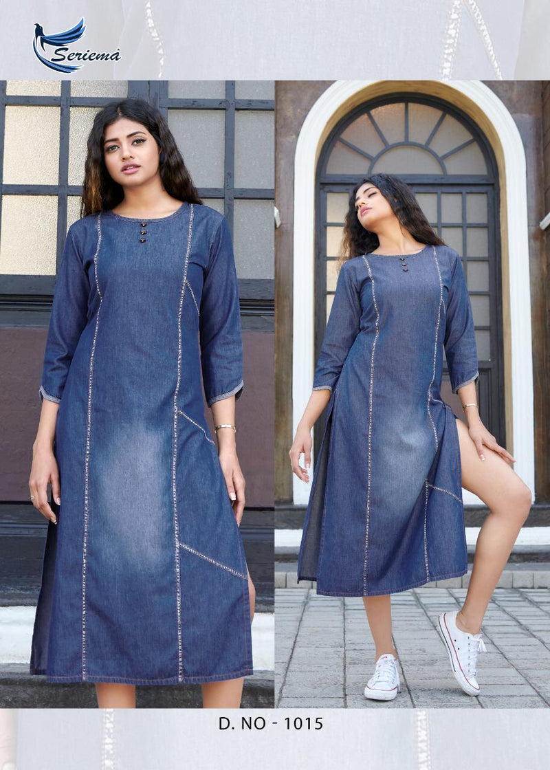 Kurti with denim trousers, add some spice to the regular style | Kurta  designs women, Kurta designs, Long kurti designs