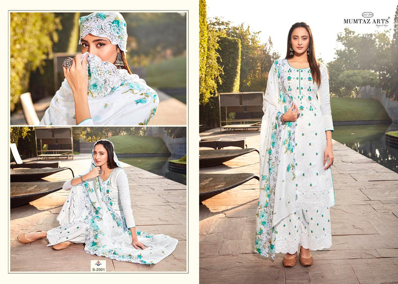Mumtaz Arts Shades Of Summer Vol 1 Lawn Cotton Designer Party Wear Salwar Kameez
