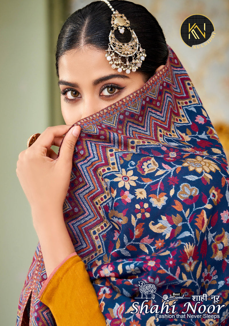 Alok Suit Shahi Noor Pashmina With Heavy Embroidery Work Stylish Designer Casual Wear Salwar Kameez