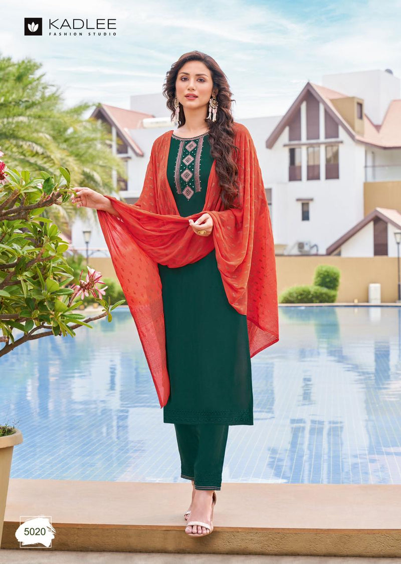 Kadlee Fashion Shanaya Vol 4 Viscose With Heavy Embroidery Work Stylish Designer Fancy Kurti