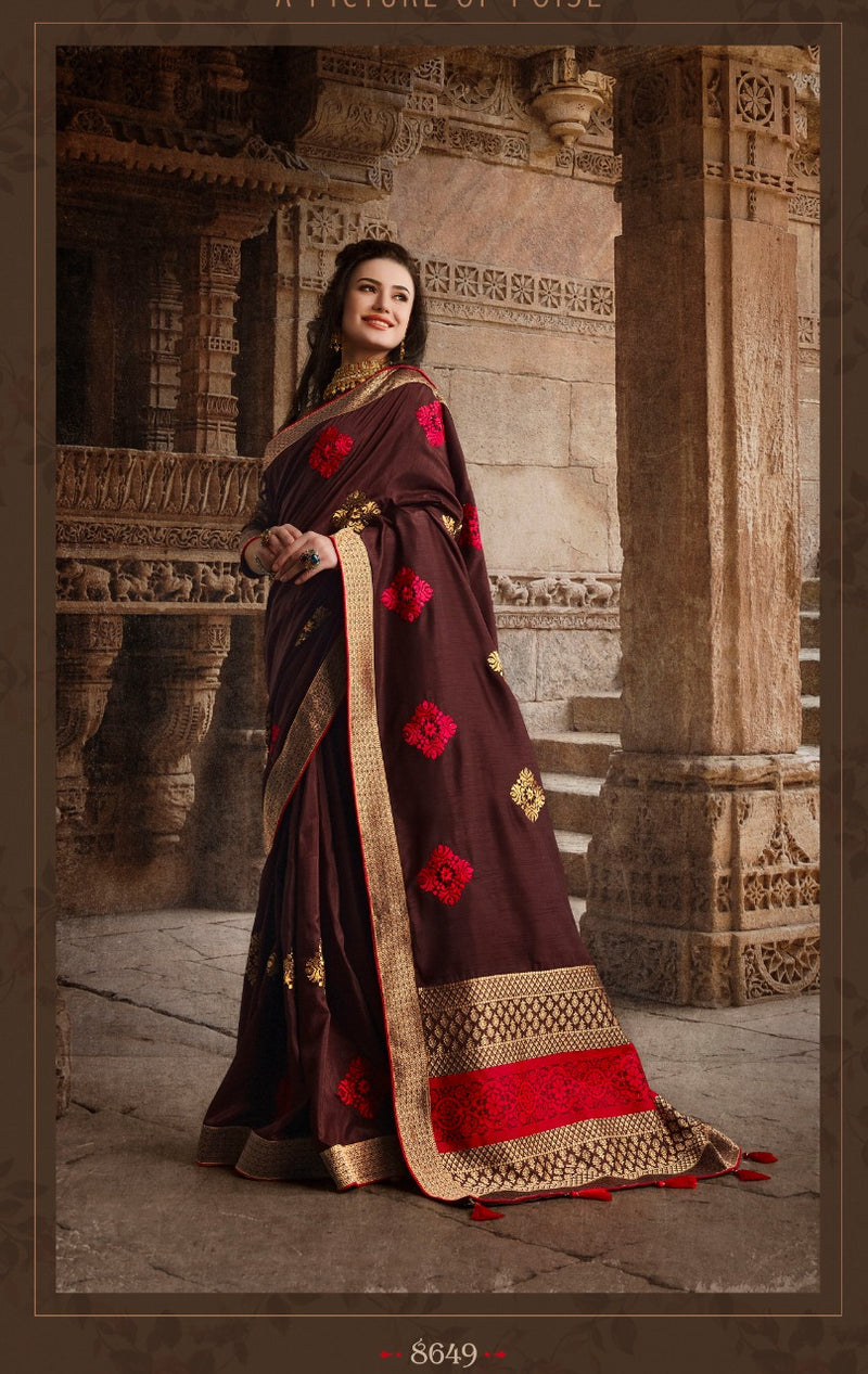 Shangrila Radison Dolla Saree Ethnic Rich Colour Saree In Silk