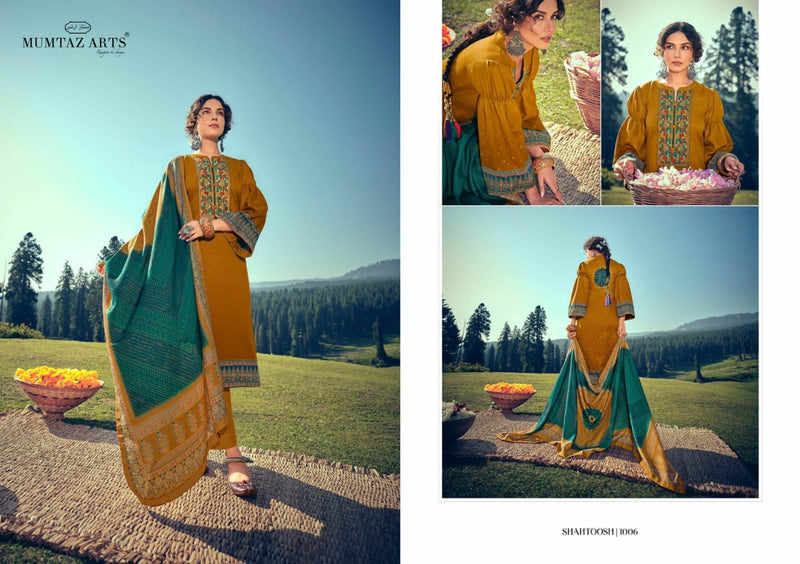 Mumtaz Arts Shahtoosh Lawn Cotton Festive Wear Salwar Suits With Digital Print & Embroidery Work