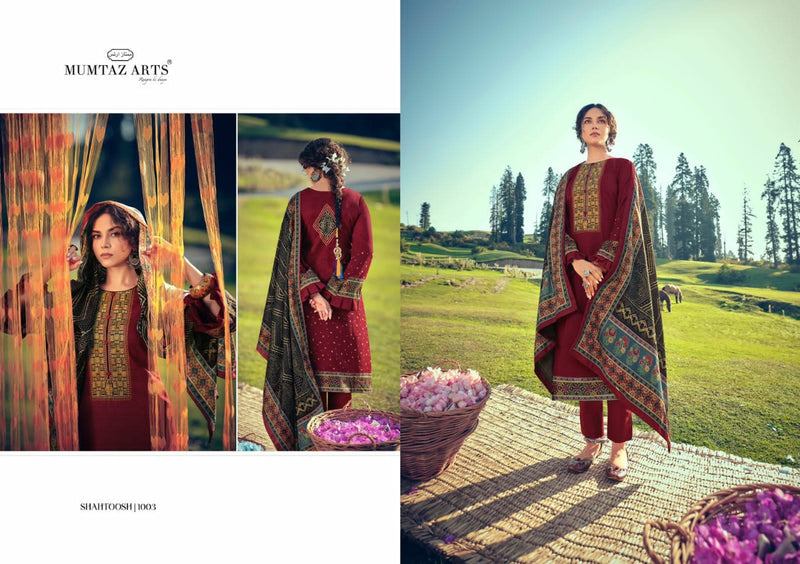 Mumtaz Arts Shahtoosh Lawn Cotton Festive Wear Salwar Suits With Digital Print & Embroidery Work