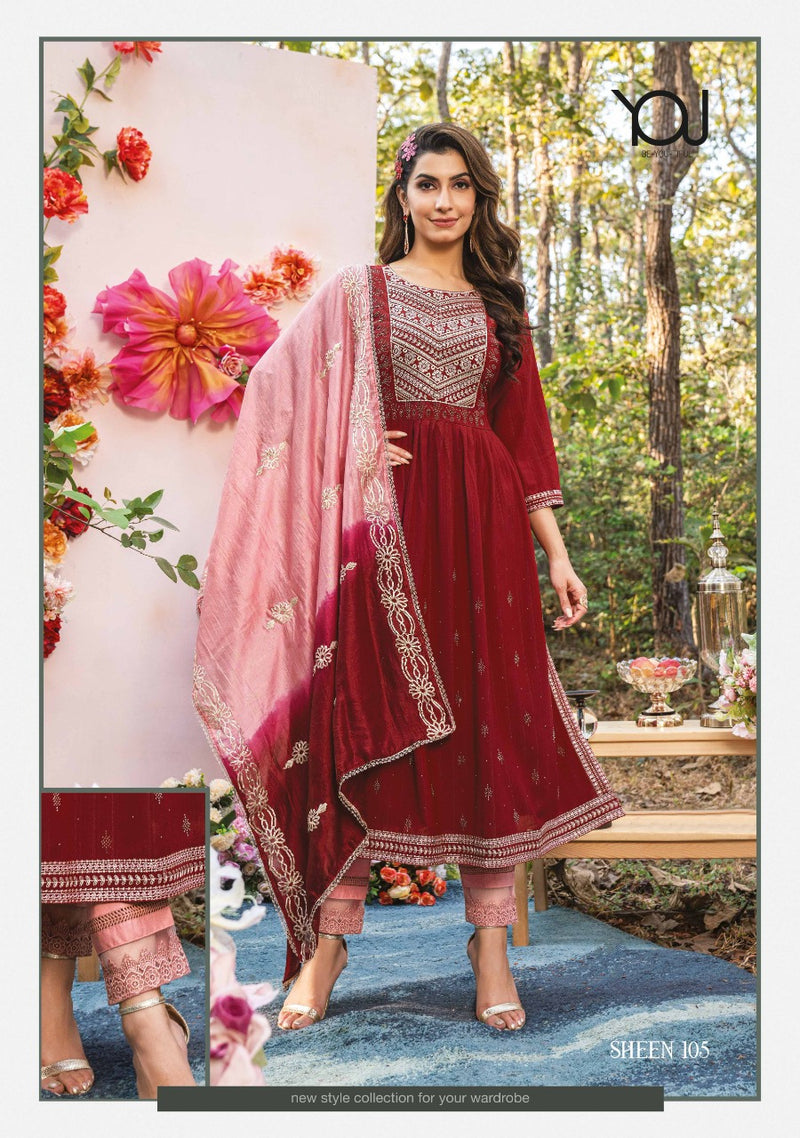 Wanna Sheen Viscose With Beautiful Work Stylish Designer Attractive Look Fancy Kurti