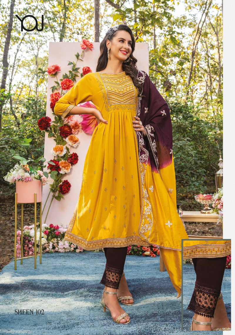 Wanna Sheen Viscose With Beautiful Work Stylish Designer Attractive Look Fancy Kurti