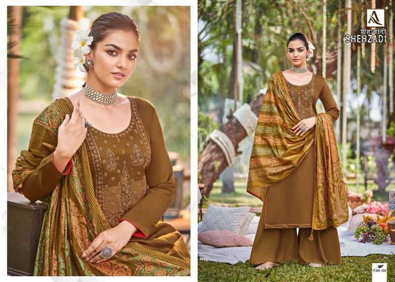 Alok Suits Shehzadi Jam Cotton Festive Wear Salwar Suits With Beautiful  Fancy Embroidery